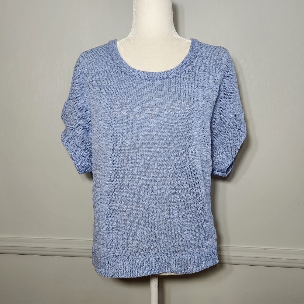 WDNY | Fine Knitted Short Sleeve Sweater Top